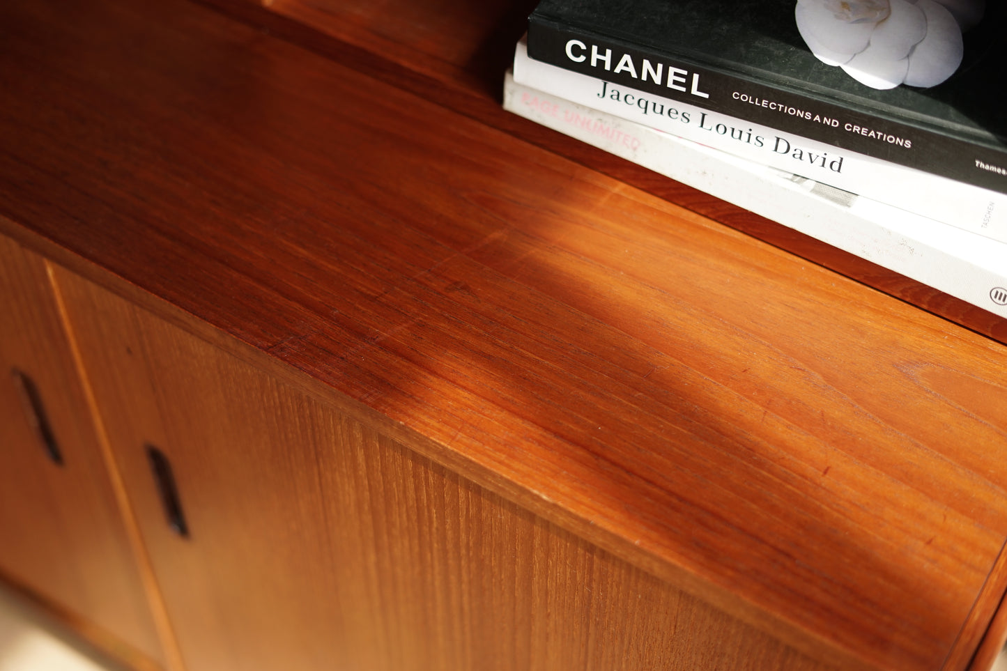 丹麥 柚木 方格 收納 邊櫃/書櫃