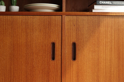 丹麥 柚木 方格 收納 邊櫃/書櫃