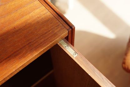 丹麥 柚木 方格 收納 邊櫃/書櫃