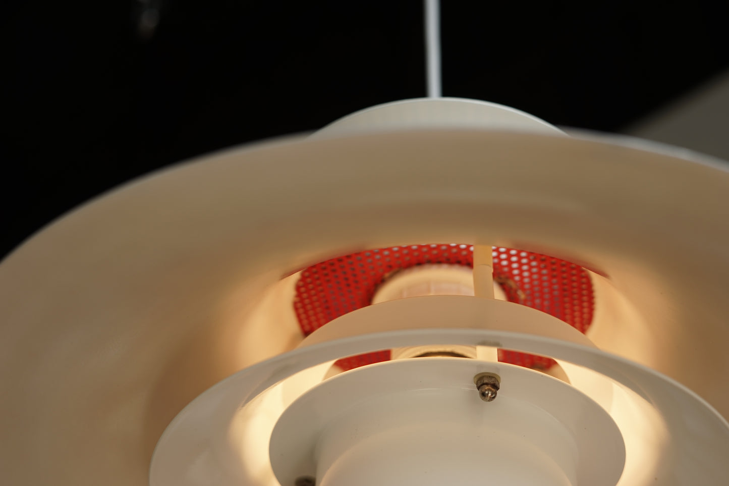 丹麥 JEKA 霧白環片 吊燈