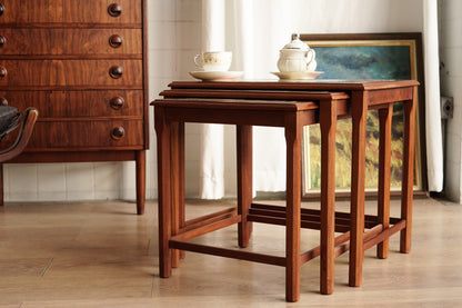 丹麥 皇家瓷磚 三連桌