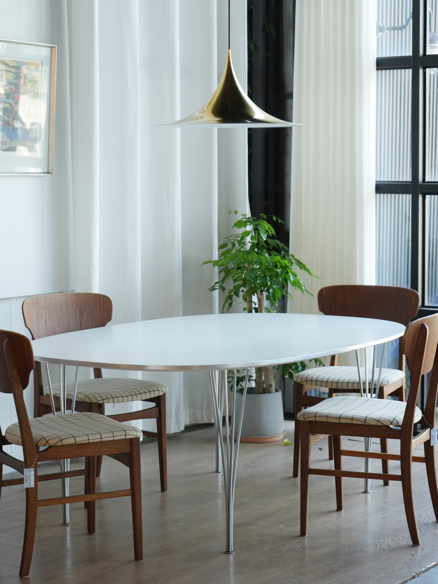 丹麥 Fritz Hansen Superellipse Table 超級橢圓桌 (2004 年製造) OLDANMARK