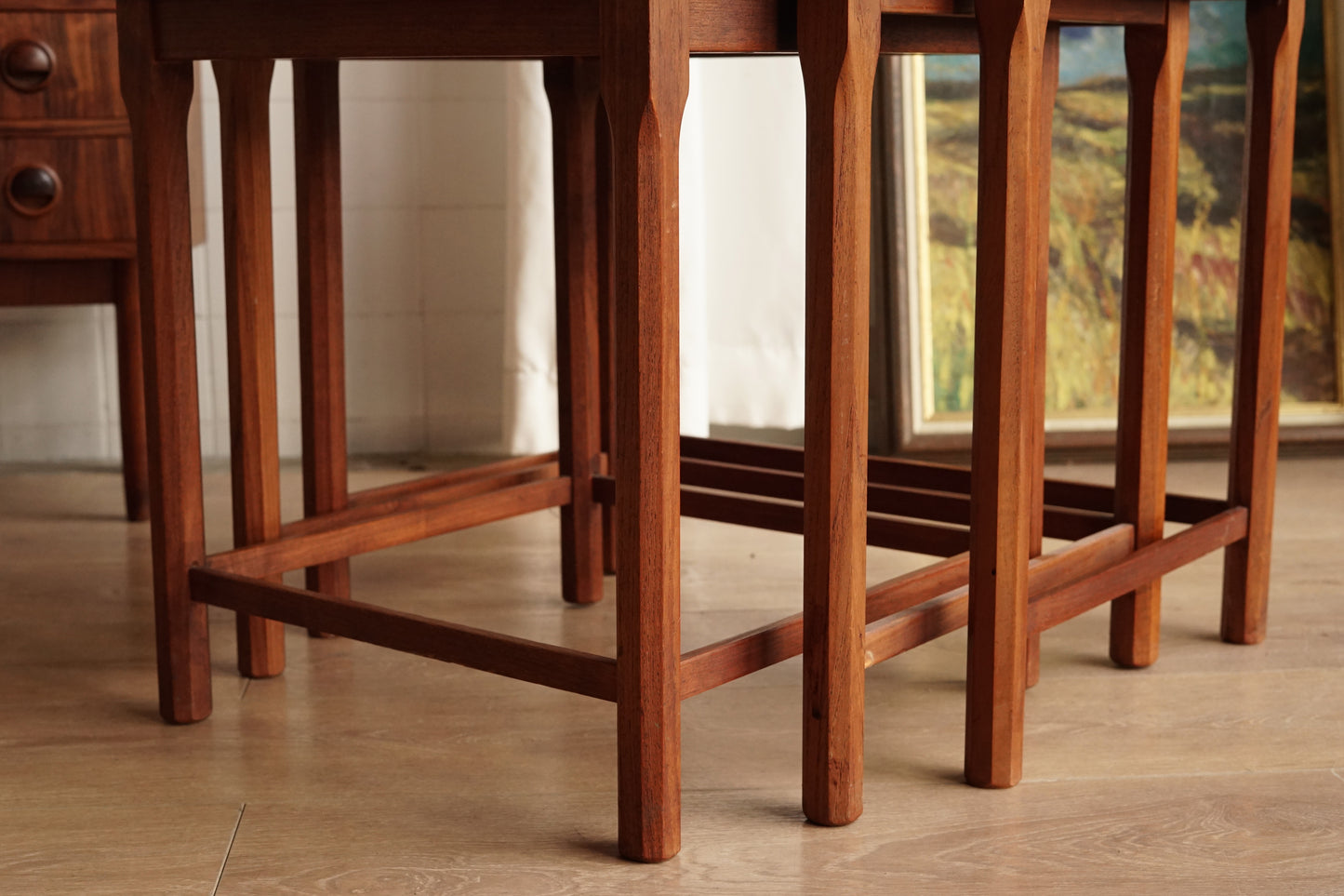 丹麥 皇家瓷磚 三連桌