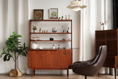 丹麥 柚木 餐邊展示櫃