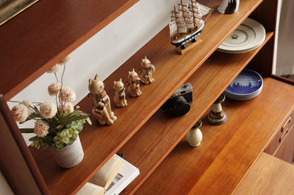 丹麥 柚木 餐邊展示櫃