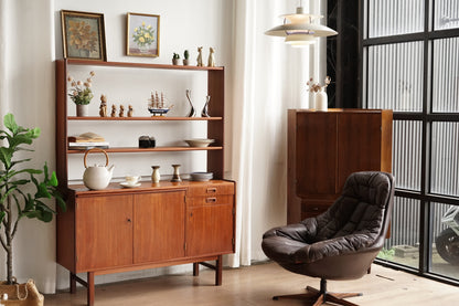 丹麥 柚木 餐邊展示櫃