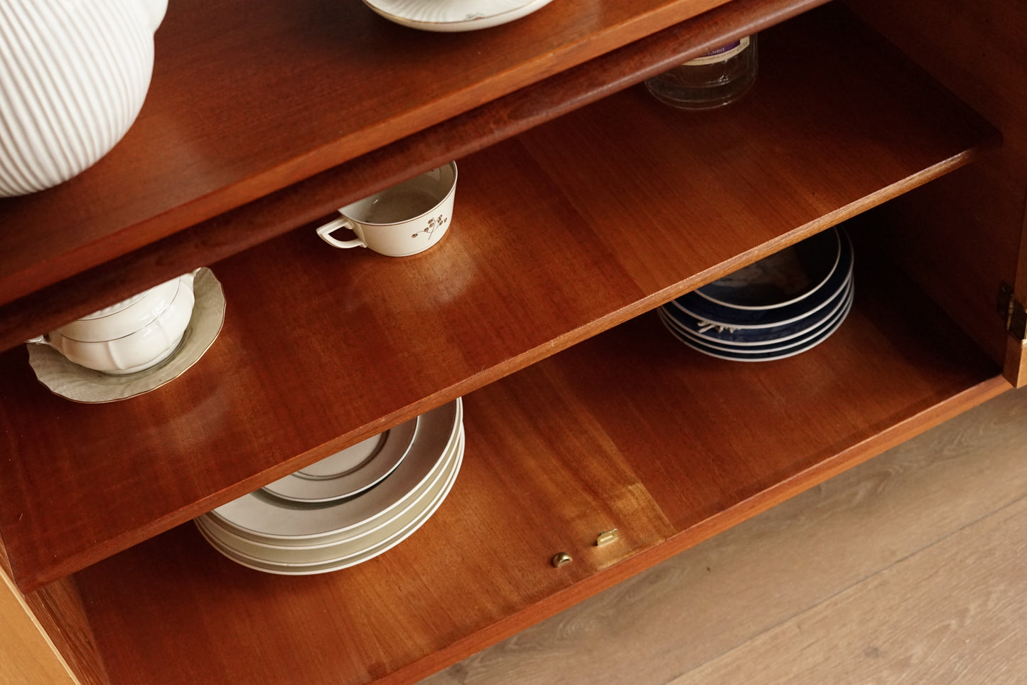 丹麥 柚木 餐邊展示櫃