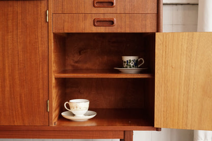 丹麥 柚木 餐邊展示櫃