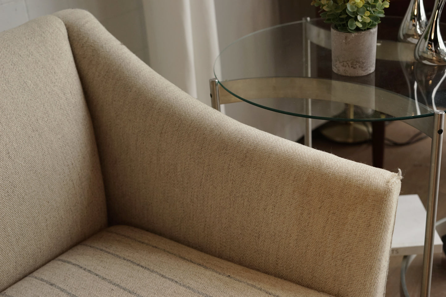 丹麥 奶油色 雙人沙發