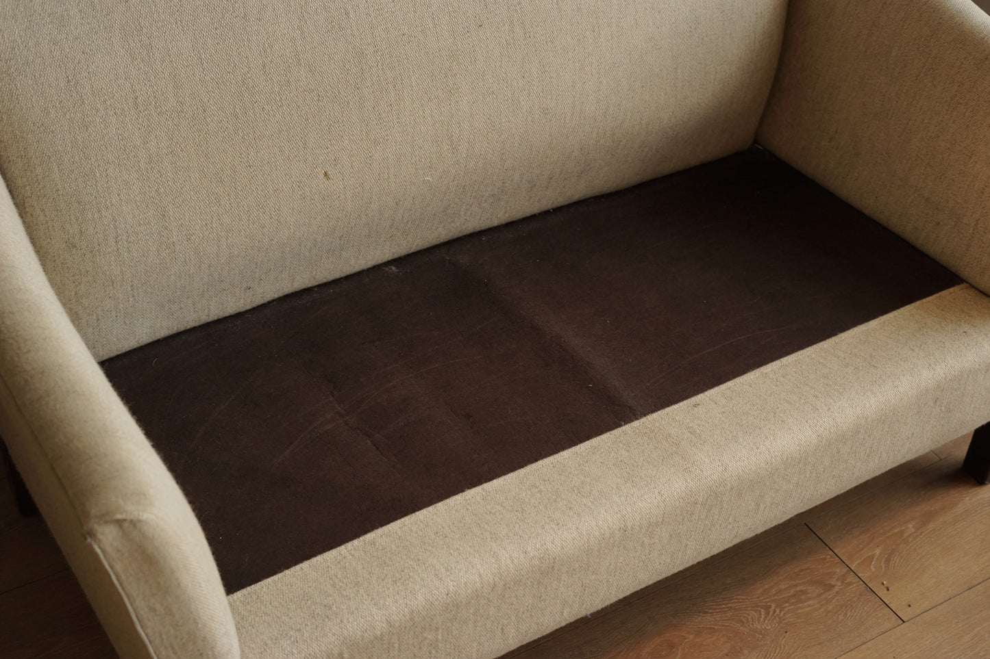 丹麥 奶油色 雙人沙發