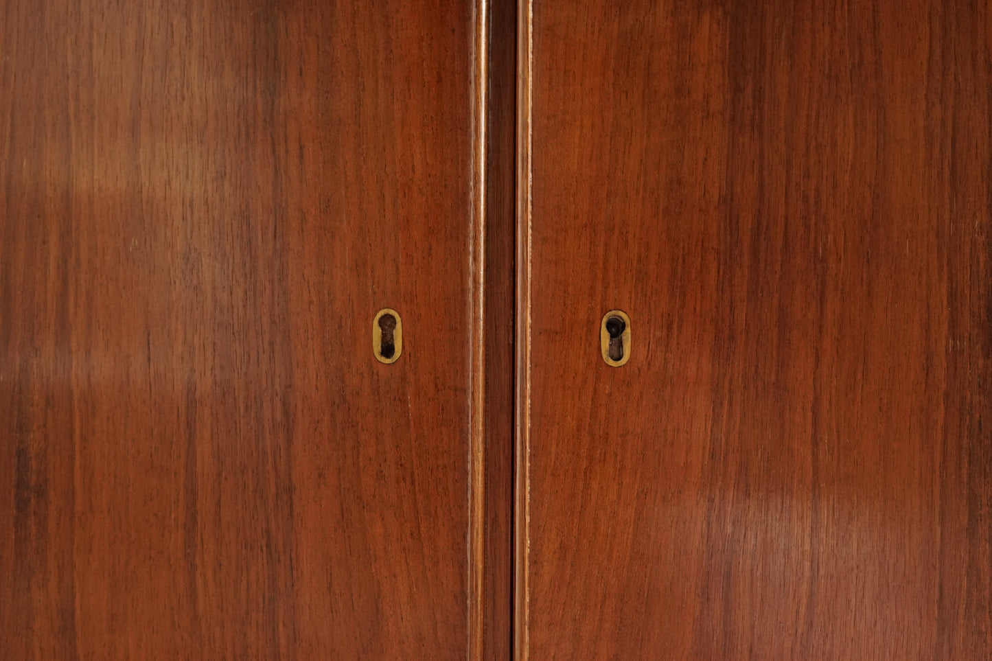 丹麥 桃花心木 高腳 展示收納櫃