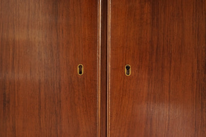 丹麥 桃花心木 高腳 展示收納櫃