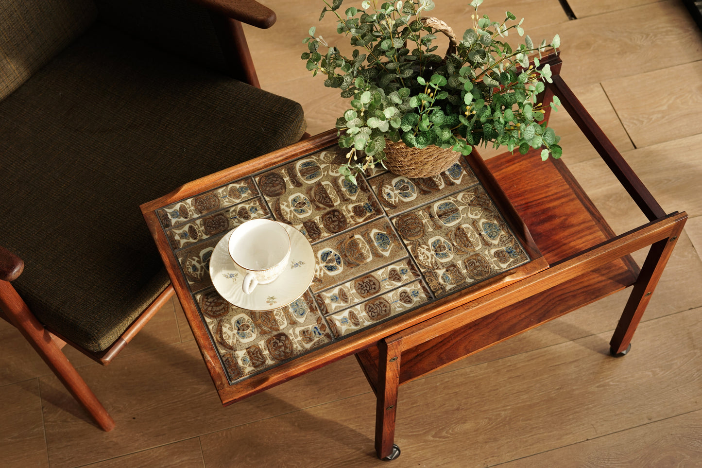 丹麥 Severin Hansen 皇家 哥本哈根磁磚 推車