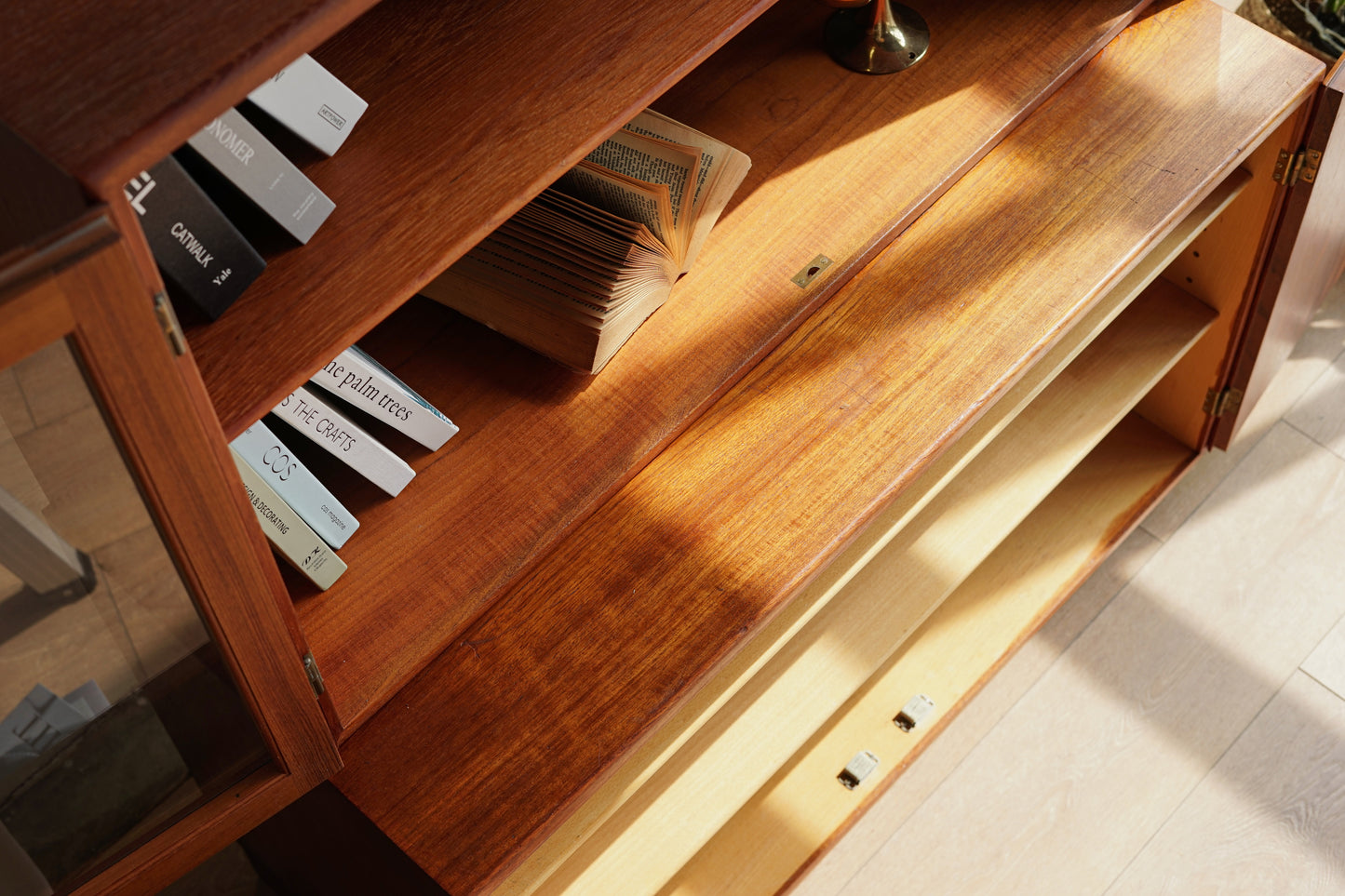 Børge Mogensen 柚木 展示 雙層 櫃組