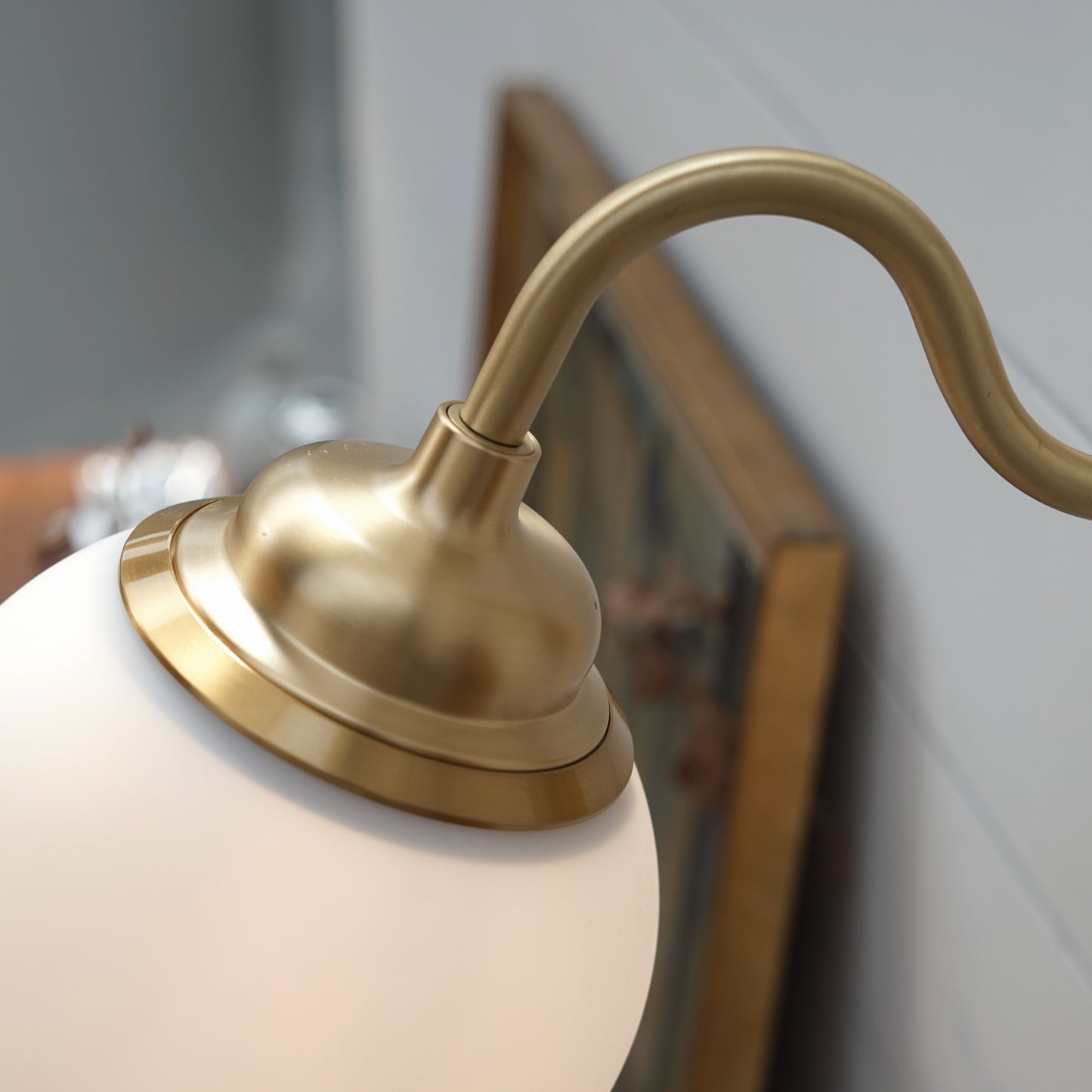 BALL Brass Bevel Wall Lamp 