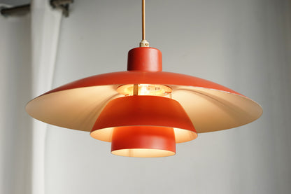 丹麥 Louis Poulsen PH 4/3 金屬吊燈 橘紅