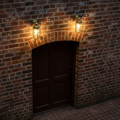 KOKOSHA brass explosion-proof wall lamp
