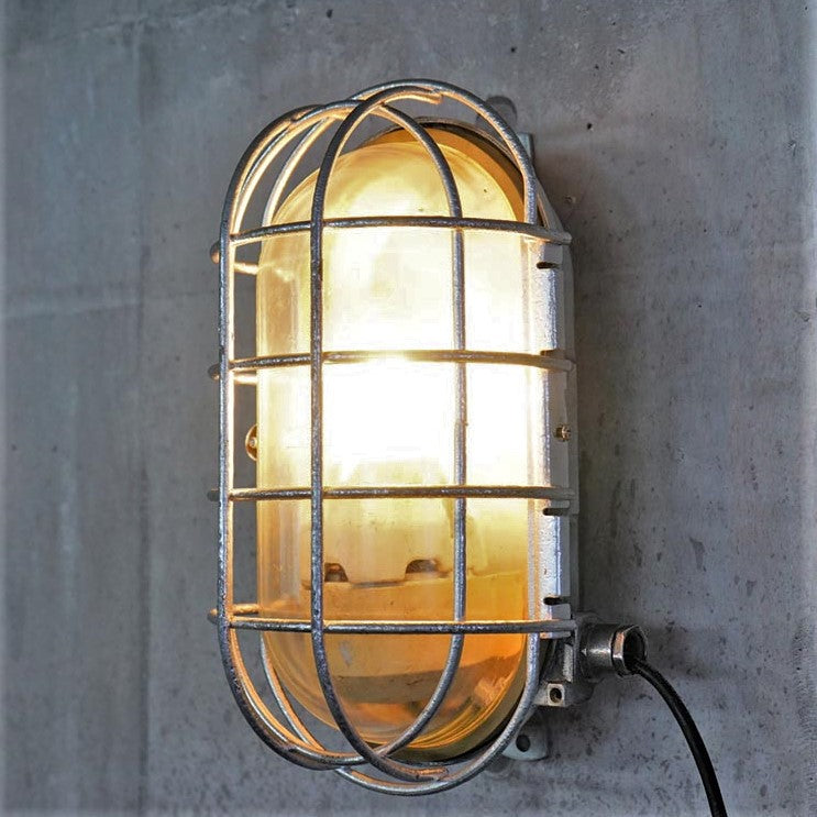German Honex large oval wall light