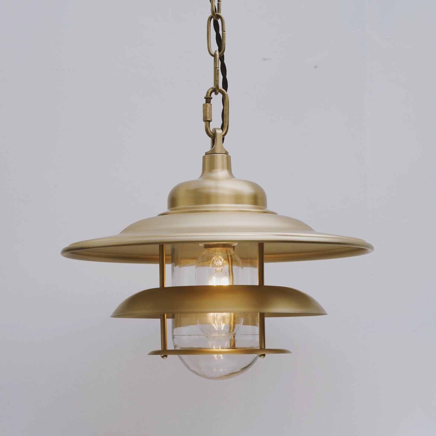 Lumina brass gradient wall light 