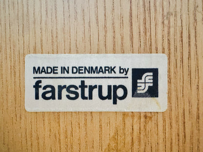 丹麥 Farstrup 柚木 金屬 延伸橢圓桌