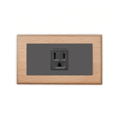 Solid beech wood-thin frame-Japanese style panel 