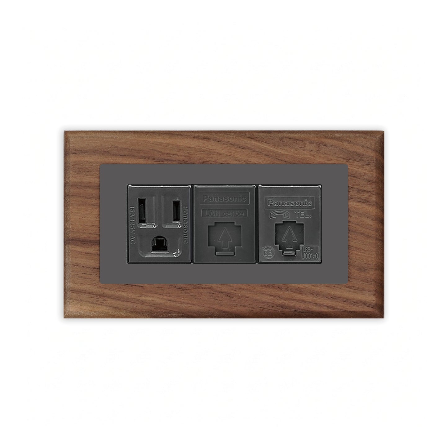 Solid walnut wood-thin frame-Japanese style panel 