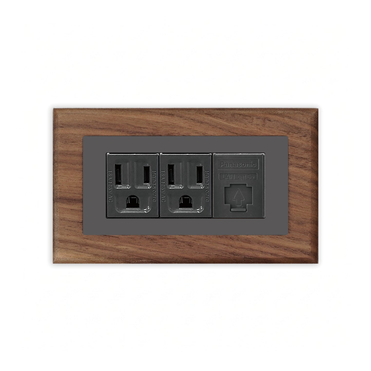 Solid walnut wood-thin frame-Japanese style panel 