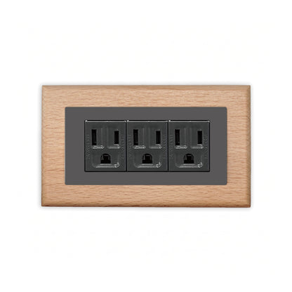 Solid beech wood-thin frame-Japanese style panel 