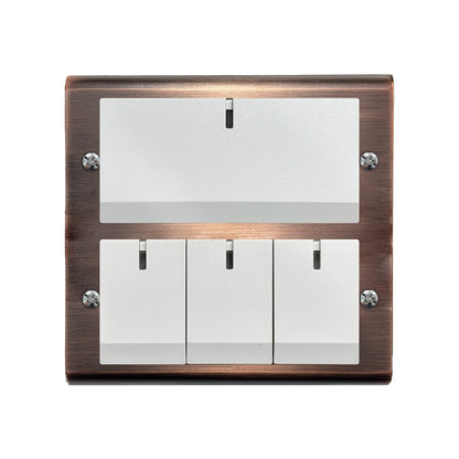 Red bronze panel-Glatima, Risna series