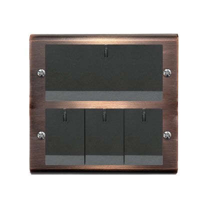 Red bronze panel-Glatima, Risna series