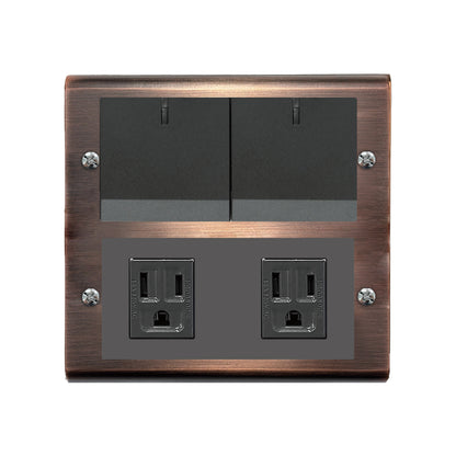 Red bronze panel-Glatima, Risna series