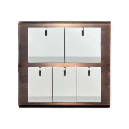 Red bronze panel-Glatima, Risna series