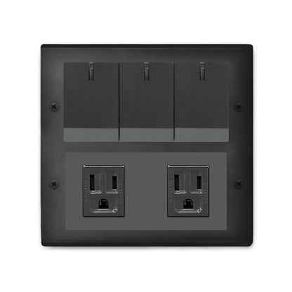 Matt black panel-Glatima, Risna series