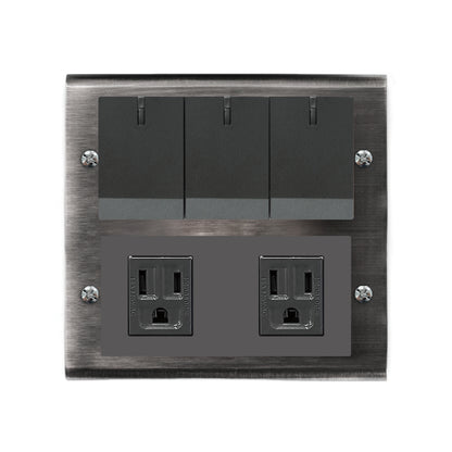 Obsidian black panel-Glatima, Risna series