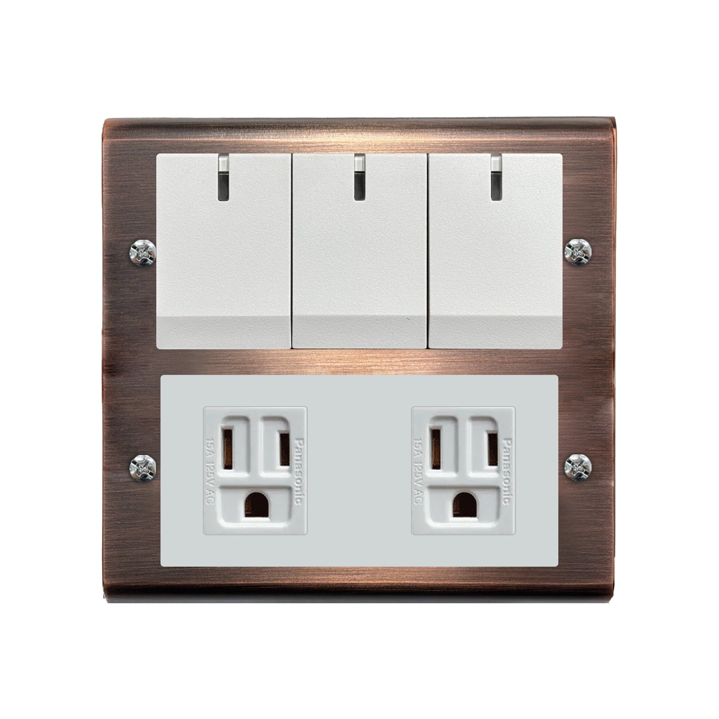 Red bronze panel-Glatima, Risna series