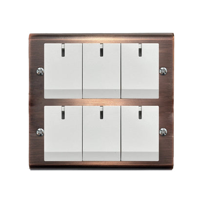 Red bronze panel-Glatima, Risna series