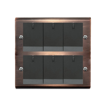 Red bronze panel-Glatima, Risna series