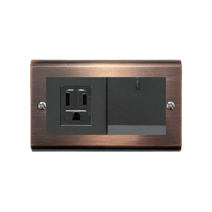 Red bronze panel-Glatima, Risna series