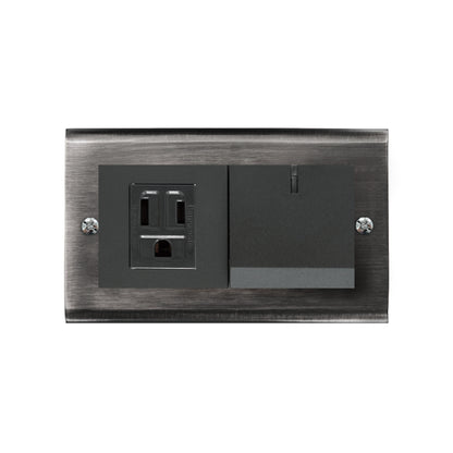 Obsidian black panel-Glatima, Risna series