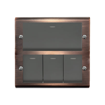 Red bronze panel-Glatima, Risna series