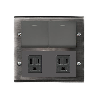 Obsidian black panel-Glatima, Risna series