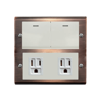 Red bronze panel-Glatima, Risna series