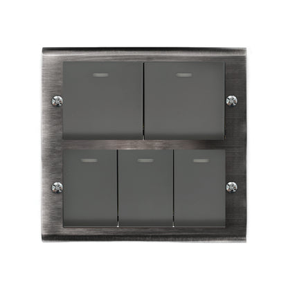 Obsidian black panel-Glatima, Risna series