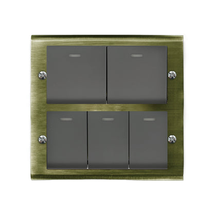 Bronze panel-Glatima, Risna series