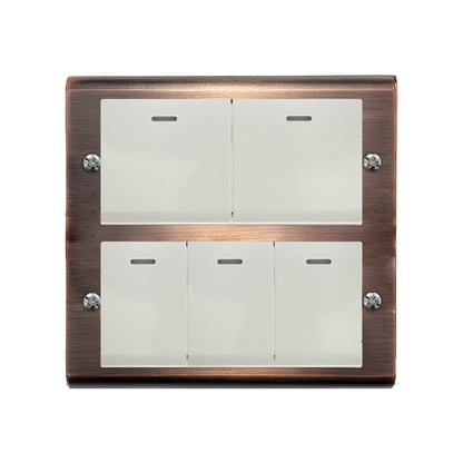 Red bronze panel-Glatima, Risna series