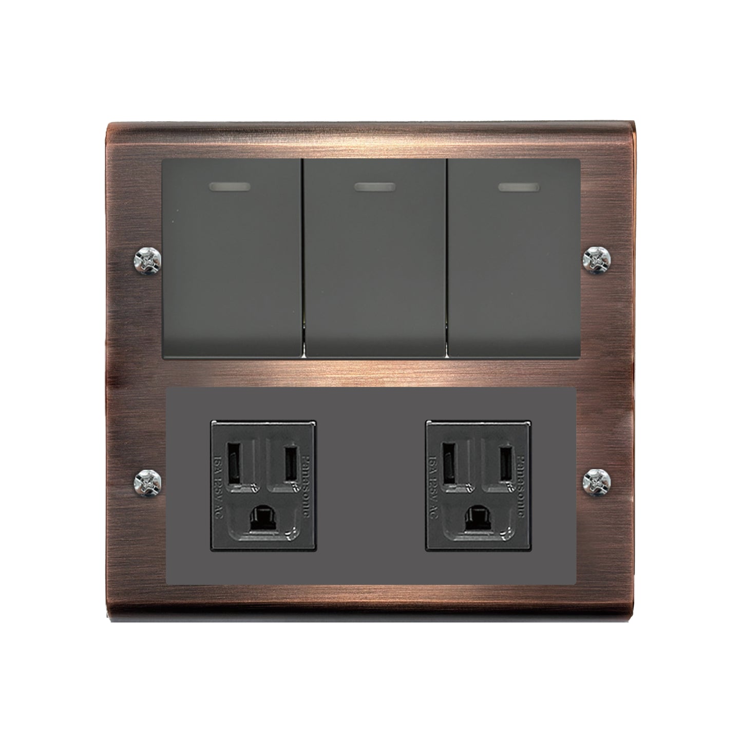 Red bronze panel-Glatima, Risna series