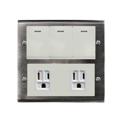 Obsidian black panel-Glatima, Risna series