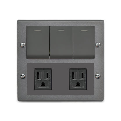 Iron gray panel-Glatima, Risna series