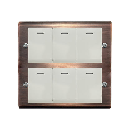 Red bronze panel-Glatima, Risna series