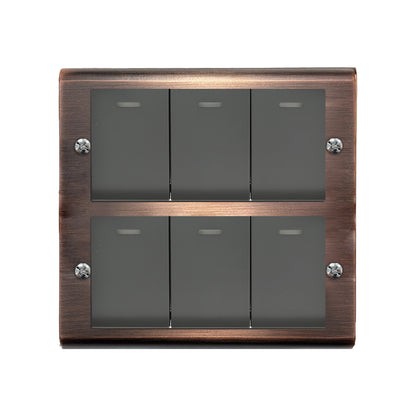 Red bronze panel-Glatima, Risna series